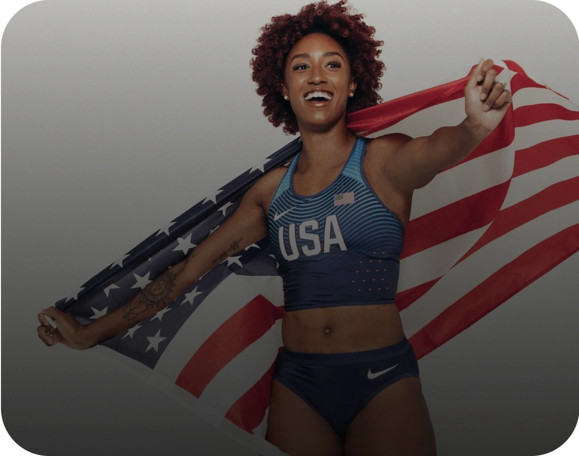Brianna McNeal, Olympic hurdler